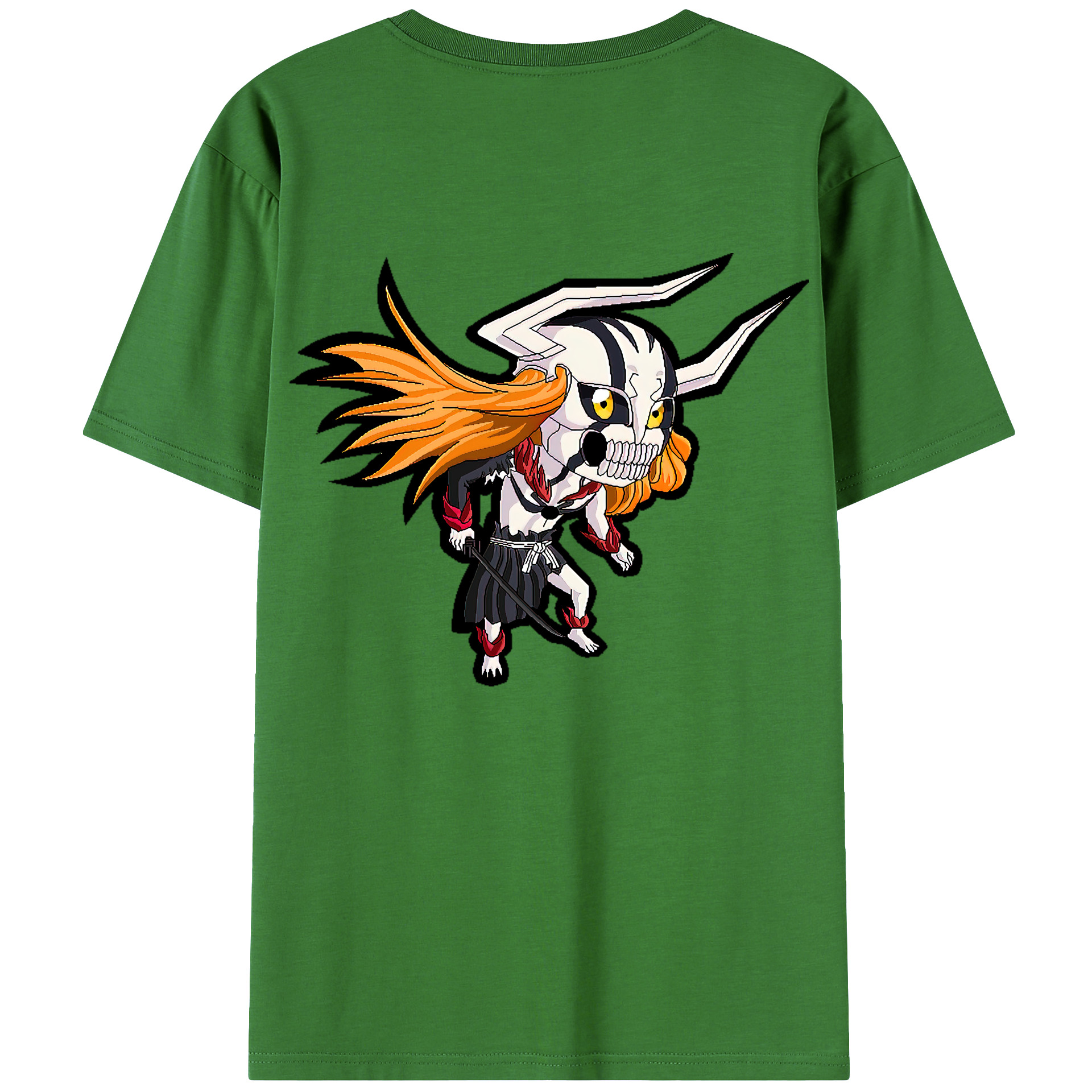 （画像用） ブリーチ 黒崎一護（くろさき いちご）BLEACH Kurosaki Ichigo レディース半袖Tシャツ(バックプリント)